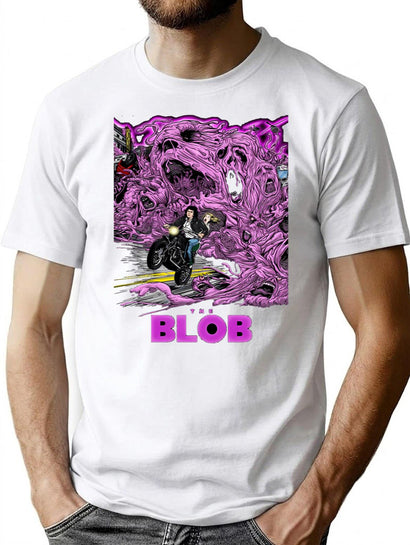 The Blob Scariest Movie Vintage 80S T-Shirt for Men & Women, T-Shirts Graphic Tee - Black