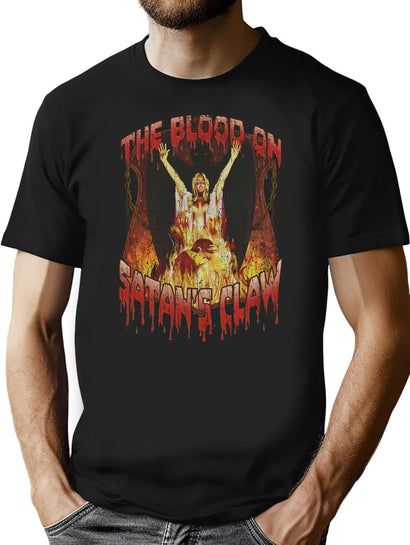 The Blood On Satan'S Claw 1971 T-Shirt for Men & Women, T-Shirts Graphic Tee - Black