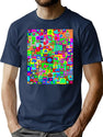 The Bmp Bootleg Graphic T-Shirt - Navy