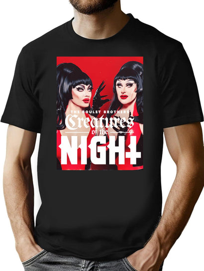 The Boulet Brothers Creatures T-Shirt for Men & Women, T-Shirts Graphic Tee - Black