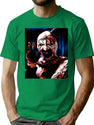 The Clown Drawing Art T-Shirt for Men & Women, T-Shirts Graphic Tee - Green
