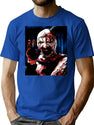 The Clown Drawing Art T-Shirt for Men & Women, T-Shirts Graphic Tee - Blue