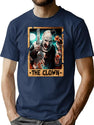 The Clown Tarot Design. T-Shirt for Men & Women, T-Shirts Graphic Tee - Navy