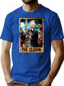 The Clown Tarot Design. T-Shirt for Men & Women, T-Shirts Graphic Tee - Blue