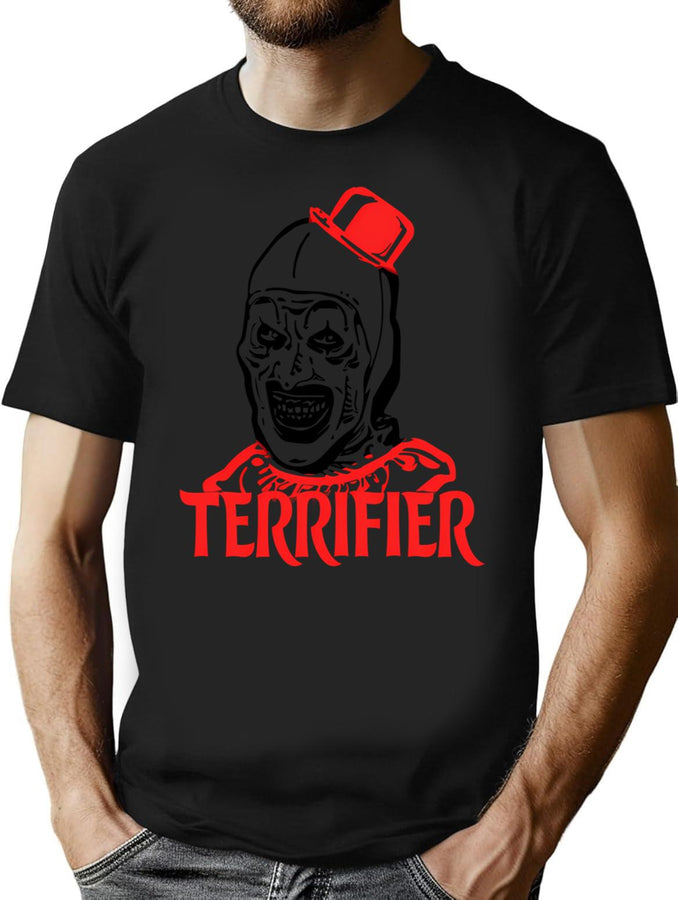 The Clown Terrifier Art T-Shirt for Men & Women, T-Shirts Graphic Tee - Black