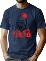 The Clown Terrifier Art T-Shirt for Men & Women, T-Shirts Graphic Tee - Navy