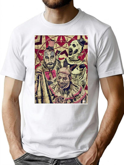 The Clowns T-Shirt for Men & Women, T-Shirts Graphic Tee - Black