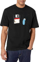 The Coffee Stained Floppy T-Shirt for Men & Women, T-Shirts Graphic Tee - White
