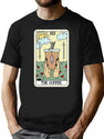 The Coffee Tarot Card Coffee Lover Caffeinated Witchy Hand T-Shirt for Men & Women, T-Shirts Graphic Tee - Black