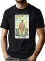 The Coffee Tarot Card Coffee Lover Caffeinated Witchy Hand T-Shirt for Men & Women, T-Shirts Graphic Tee - Green