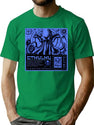 The Cthulhu Poster T-Shirt for Men & Women, T-Shirts Graphic Tee - Green