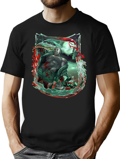 The Curse Of Crystal Lake T-Shirt for Men & Women, T-Shirts Graphic Tee - Black