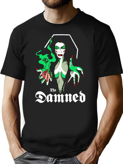 The Damned Vampira T-Shirt for Men & Women, T-Shirts Graphic Tee - Black
