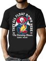 The Dancing Clown T-Shirt for Men & Women, T-Shirts Graphic Tee - Black