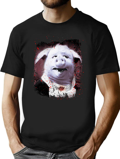 The Dancing Pig T-Shirt for Men & Women, T-Shirts Graphic Tee - Black