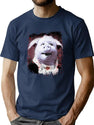 The Dancing Pig T-Shirt for Men & Women, T-Shirts Graphic Tee - Navy