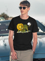 The Dandy Lion (1) T-Shirt for Men & Women, T-Shirts Graphic Tee - Navy