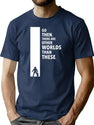 The Dark Tower - Worlds White T-Shirt for Men & Women, T-Shirts Graphic Tee - Navy