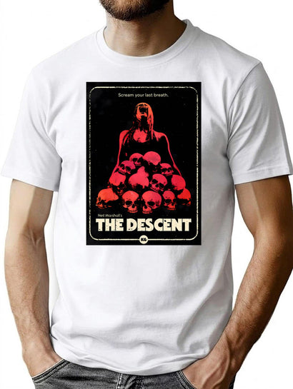The Descent T-Shirt for Men & Women, T-Shirts Graphic Tee - Black