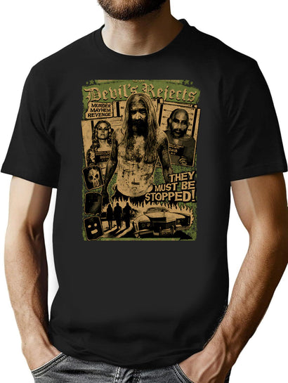 The Devil'S Rejects T-Shirt for Men & Women, T-Shirts Graphic Tee - Black