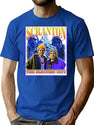 The Electric City Scranton Bootleg Graphic T-Shirt - Blue