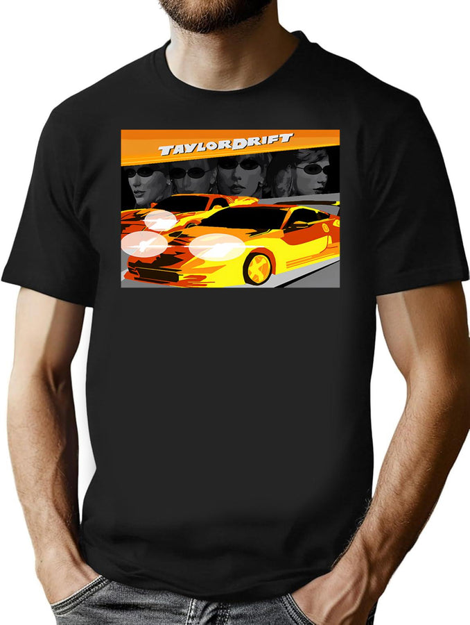 The Fast And The Swiftiest Bootleg Graphic T-Shirt - Black
