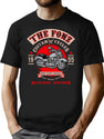The Fonz Custom Cycles T-Shirt for Men & Women, T-Shirts Graphic Tee - Black