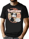 The Future Is Floppy Disks Funny Vintage Geeky T-Shirt for Men & Women, T-Shirts Graphic Tee - Black