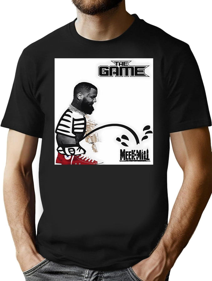 The Game Bootleg Graphic T-Shirt - Black