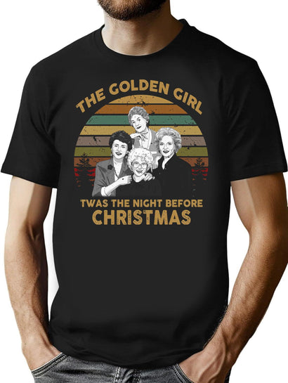 The Golden Girl T-Shirt for Men & Women, T-Shirts Graphic Tee - Black