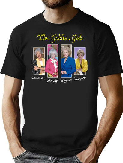 The Golden Girls Betty White T-Shirt for Men & Women, T-Shirts Graphic Tee - Black