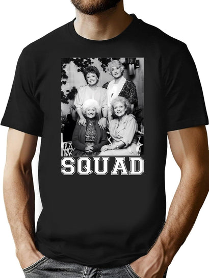 The Golden Girls Dorothy And Gang T-Shirt for Men & Women, T-Shirts Graphic Tee - Black