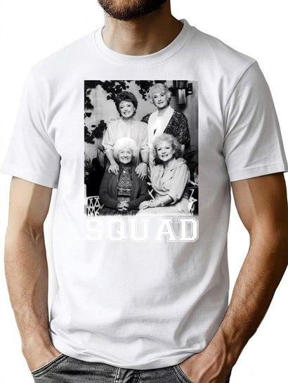 The Golden Girls Dorothy And Gang T-Shirt for Men & Women, T-Shirts Graphic Tee - Black