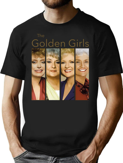 The Golden Girls Funny Tv Blache Gift Fan T-Shirt for Men & Women, T-Shirts Graphic Tee - Black