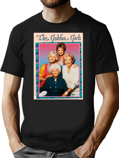 The Golden Girls (1) T-Shirt for Men & Women, T-Shirts Graphic Tee - Black