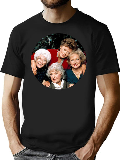 The Golden Girls (2) T-Shirt for Men & Women, T-Shirts Graphic Tee - Black
