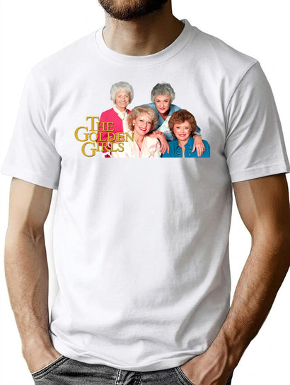 The Golden Girls (3) T-Shirt for Men & Women, T-Shirts Graphic Tee - Black