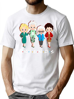 The Golden T-Shirt for Men & Women, T-Shirts Graphic Tee - Black