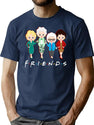 The Golden T-Shirt for Men & Women, T-Shirts Graphic Tee - Navy