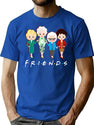 The Golden T-Shirt for Men & Women, T-Shirts Graphic Tee - Blue