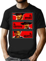 The Good Bad And The Ugly Italian Version Worn T-Shirt for Men & Women, T-Shirts Graphic Tee - Black