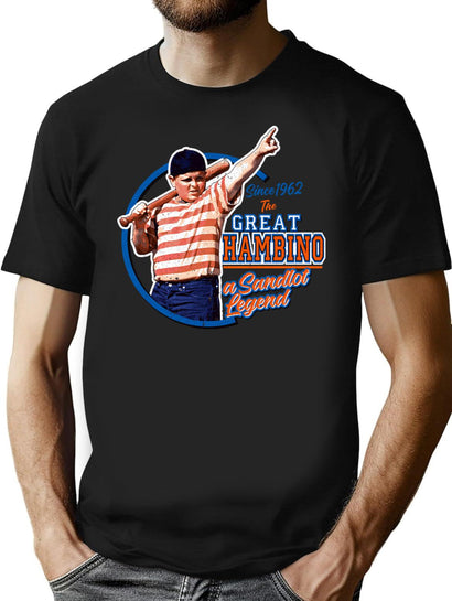 The Great Hambino T-Shirt for Men & Women, T-Shirts Graphic Tee - Black
