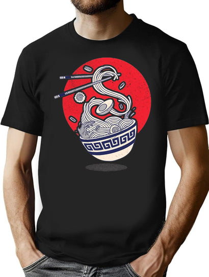 The Great Ramen Off Kanagawa (3) T-Shirt for Men & Women, T-Shirts Graphic Tee - Black
