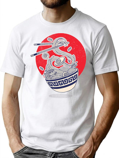 The Great Ramen Off Kanagawa (3) T-Shirt for Men & Women, T-Shirts Graphic Tee - Black