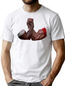 The Handshake (Predator) T-Shirt for Men & Women, T-Shirts Graphic Tee - White