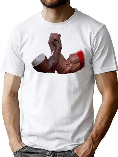 The Handshake (Predator) T-Shirt for Men & Women, T-Shirts Graphic Tee - Black