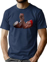 The Handshake (Predator) T-Shirt for Men & Women, T-Shirts Graphic Tee - Navy