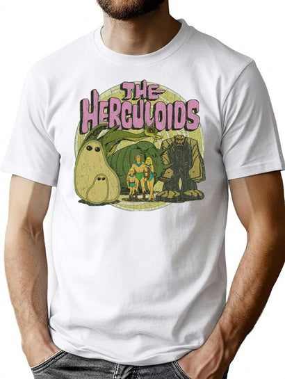 The Herculoids 1967 Premium Heavyweight Cotton T-Shirt - Black