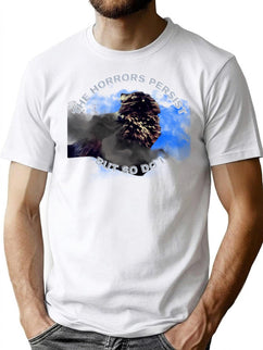 The Horrors Persist But So Do I Bootleg Graphic T-Shirt - Black