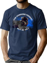 The Horrors Persist But So Do I Bootleg Graphic T-Shirt - Navy
